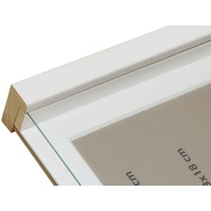 photo frame with mount white wood 24,0 x30,0 cm;18,0 x24,0 cm S223K