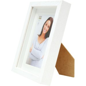 photo frame with mount white wood 24,0 x30,0 cm;18,0 x24,0 cm S223K