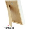 photo frame with mount white wood 24,0 x30,0 cm;18,0 x24,0 cm S223K