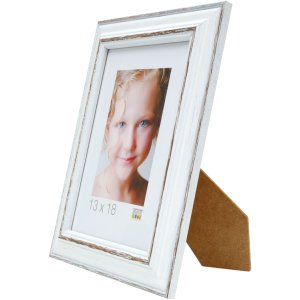 photo frame white-brown wood 20,0 x28,0 cm S221H