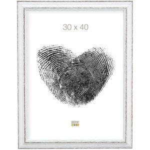 photo frame white-brown wood 20,0 x28,0 cm S221H