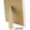 photo frame white-brown wood 20,0 x28,0 cm S221H