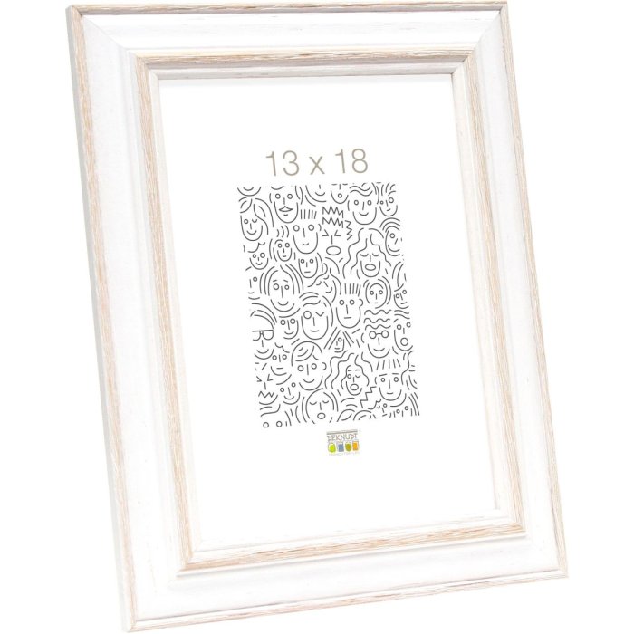 photo frame white-beige wood 20,0 x28,0 cm S221H