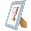 photo frame blue wood 10,0 x15,0 cm S221F