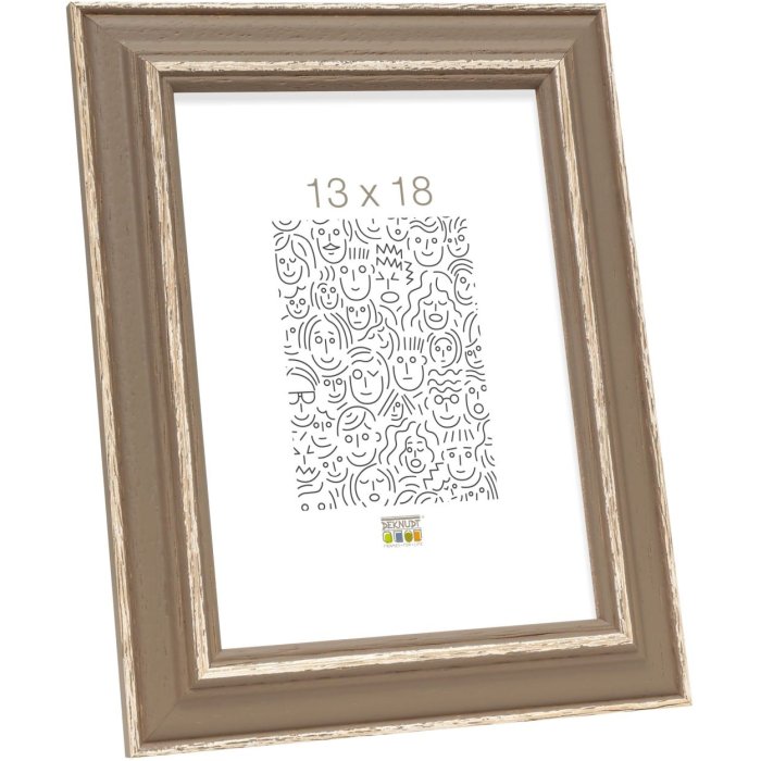 photo frame beige wood 30,0 x40,0 cm S221F