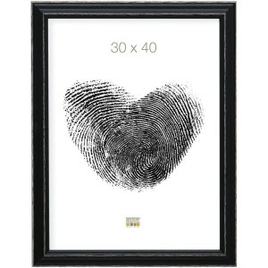 photo frame black wood 30,0 x45,0 cm S221F