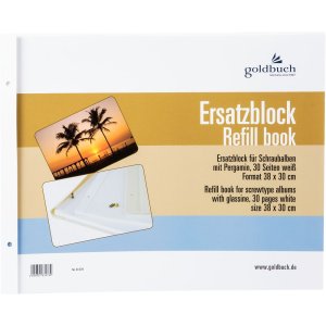 Goldbuch refill book 38x30 cm post bound albums