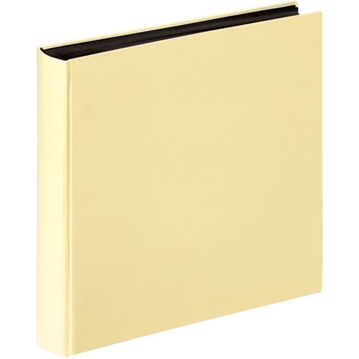 Fun photo album 30x30 cm cream - black pages