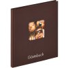 Guestbook Fun 23x25 cm dark brown