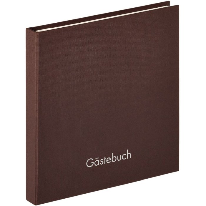 Spiral Guestbook Fun dark brown