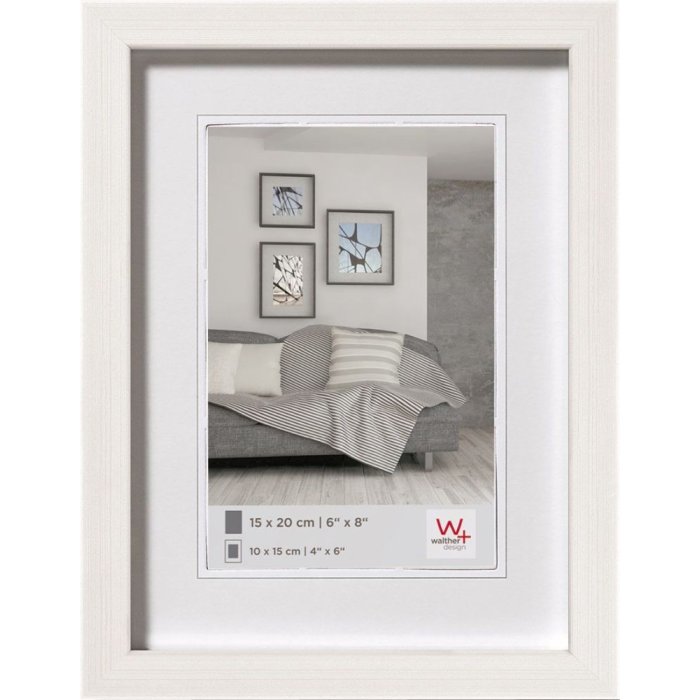 picture frame Construction 10x15 cm white