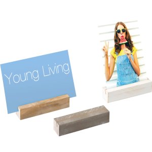 Wooden picture holder set of 3