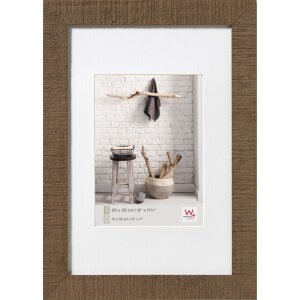 Home wooden frame 10x15 cm middle brown