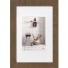 Home wooden frame 10x15 cm middle brown