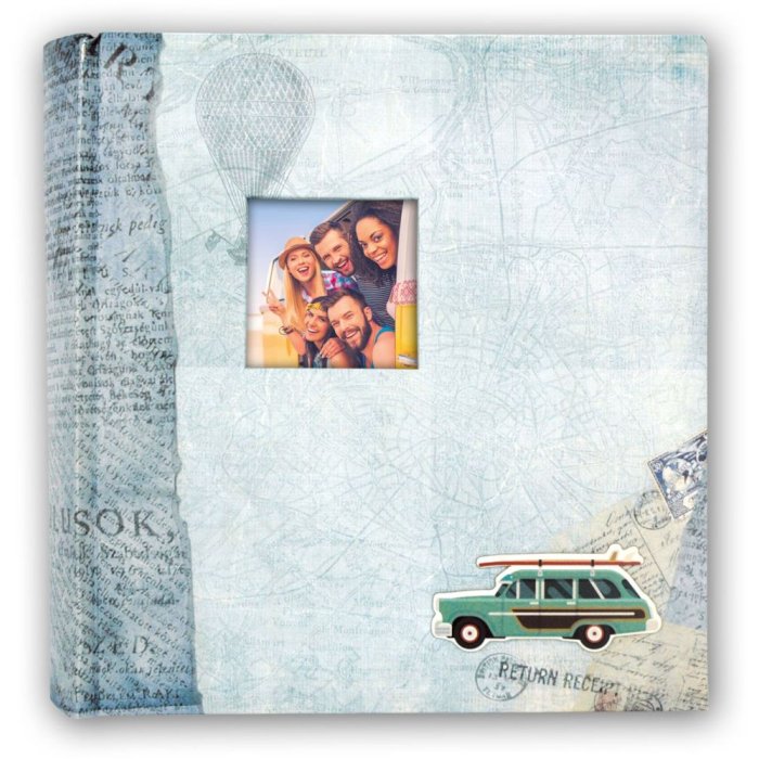 slip-in album Bogota blue 200 pictures 13x19 cm