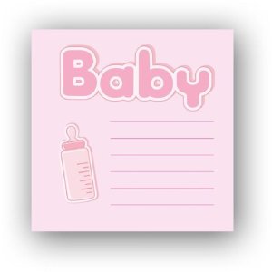 Baby album Bebe 24x24 cm pink