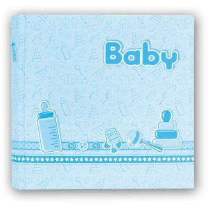 Baby album Bebe 24x24 cm blue