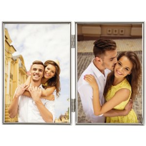 Photo frame Bern silver Double frame