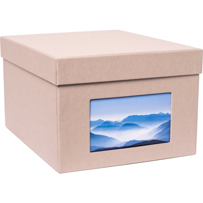 XL photo box Kandra 700 photos 13x18 cm taupe