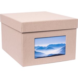 XL photo box Kandra 700 photos 13x18 cm taupe