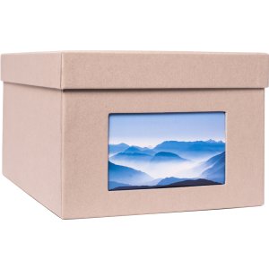 XL photo box Kandra 700 photos 13x18 cm taupe