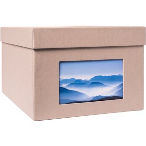 XL photo box Kandra 700 photos 13x18 cm taupe