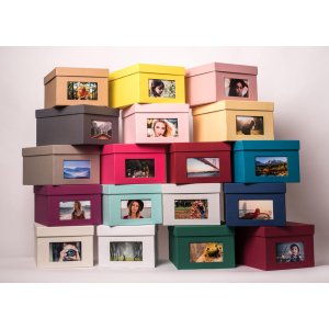 XL photo box Kandra 700 photos 13x18 cm kraft