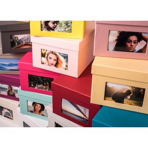 XL photo box Kandra 700 photos 13x18 cm kraft