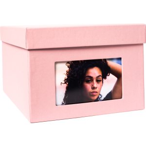 XL photo box Kandra 700 photos 13x18 cm rose