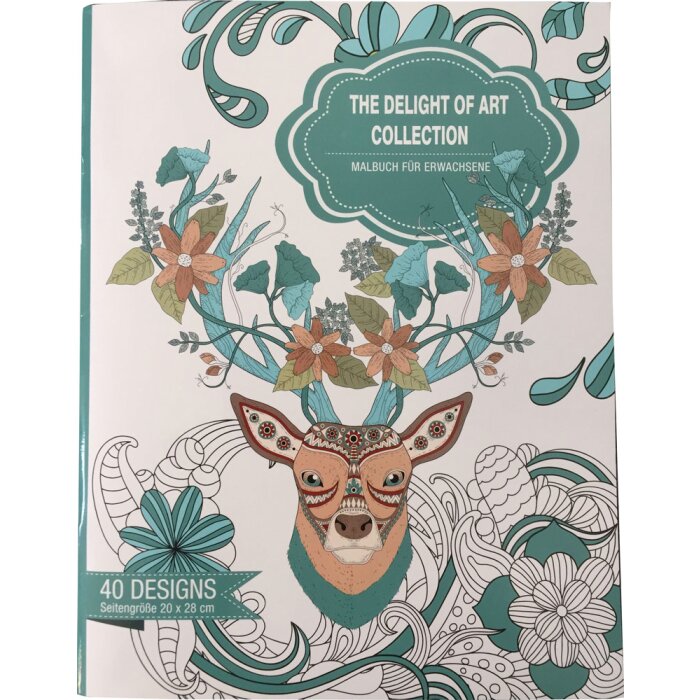 Coloring book for adults 20x28 cm