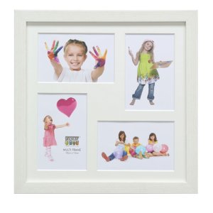 multi picture frame S41VF1P white 4 to 8 photos 10x15 cm