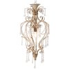 hanging lamp 32x70 cm shabby/antique beige