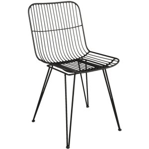 chair black 42x55x83 cm - iron