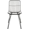 chair black 42x55x83 cm - iron