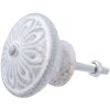 furniture knob 4x3 cm - shabby grey