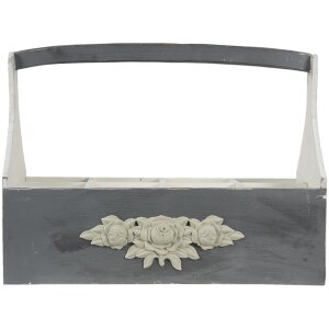 basket 45x21x34 cm shabby grey - 6H1409 Clayre Eef