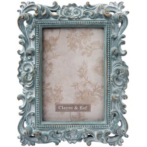 2F0436 Clayre Eef - picture frame green/blue