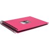 Spiral bound album BULDANA fuchsia ribbed