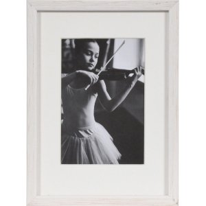 Viola wooden frame 13x18 cm white