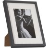 Viola wooden frame 15x20 cm dark gray