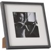 Viola wooden frame 20x20 cm dark gray