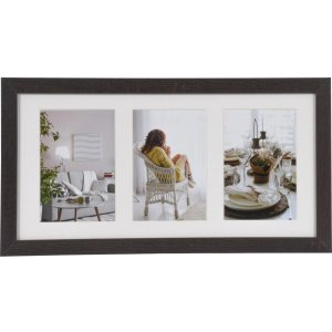 Photo gallery Modern 20x40 cm dark brown 3 photos 10x15 cm