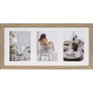 Photo gallery Modern 23x50 cm middle brown 3 photos 13x18 cm