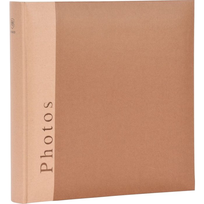 Henzo Jumbo Photo Album Chapter brown 30x30 cm 100 white sides