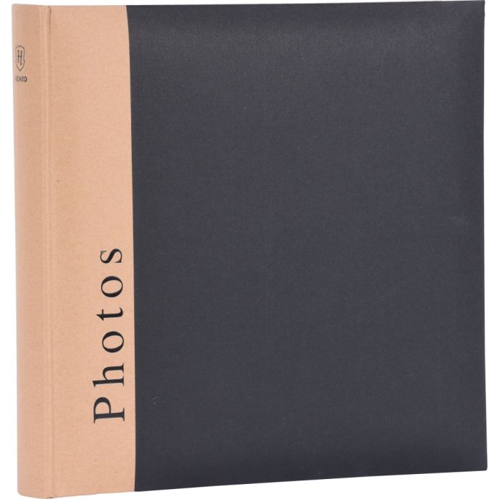 Henzo Jumbo Photo Album Chapter black 30x30 cm 100 white sides