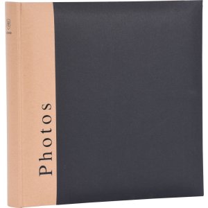 Henzo Jumbo Photo Album Chapter black 30x30 cm 100 white...