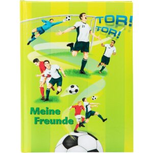 friend book Fußballer A5 - 43 578 Goldbuch