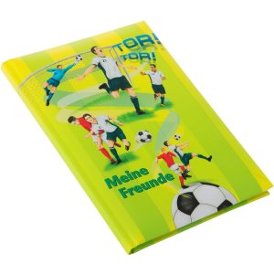 friend book Fußballer A5 - 43 578 Goldbuch