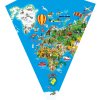 Goldbuch school cornet 70 cm World Map