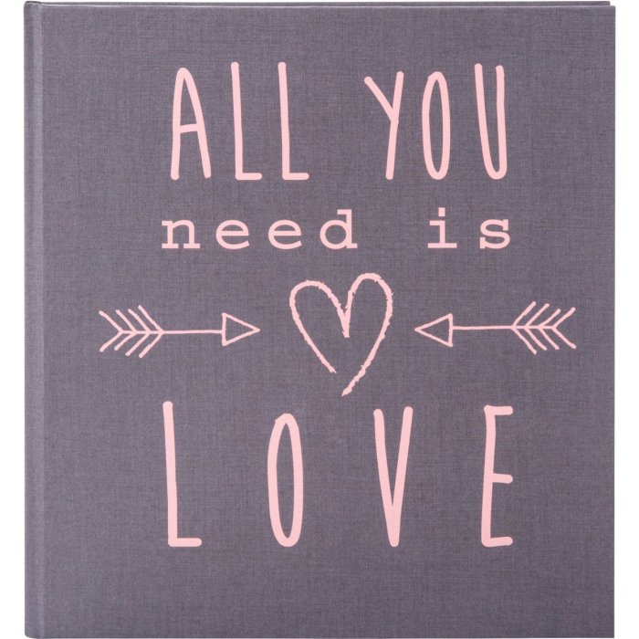 Wedding Diary All you need is love gray